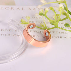 Copper Magnetic Ring (2 Neodymium Magnets)