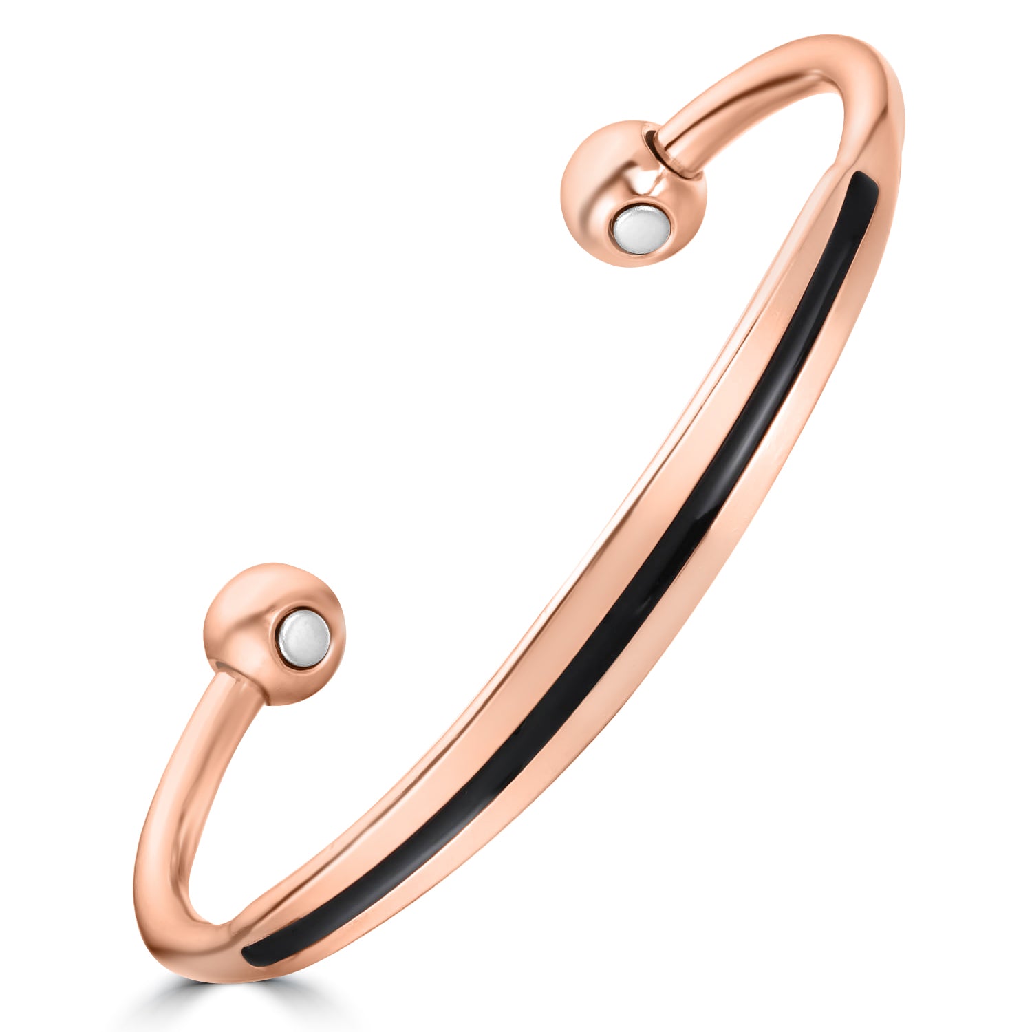 Rose Colour and Black Accent 175mm (2 Neodymium Magnets)