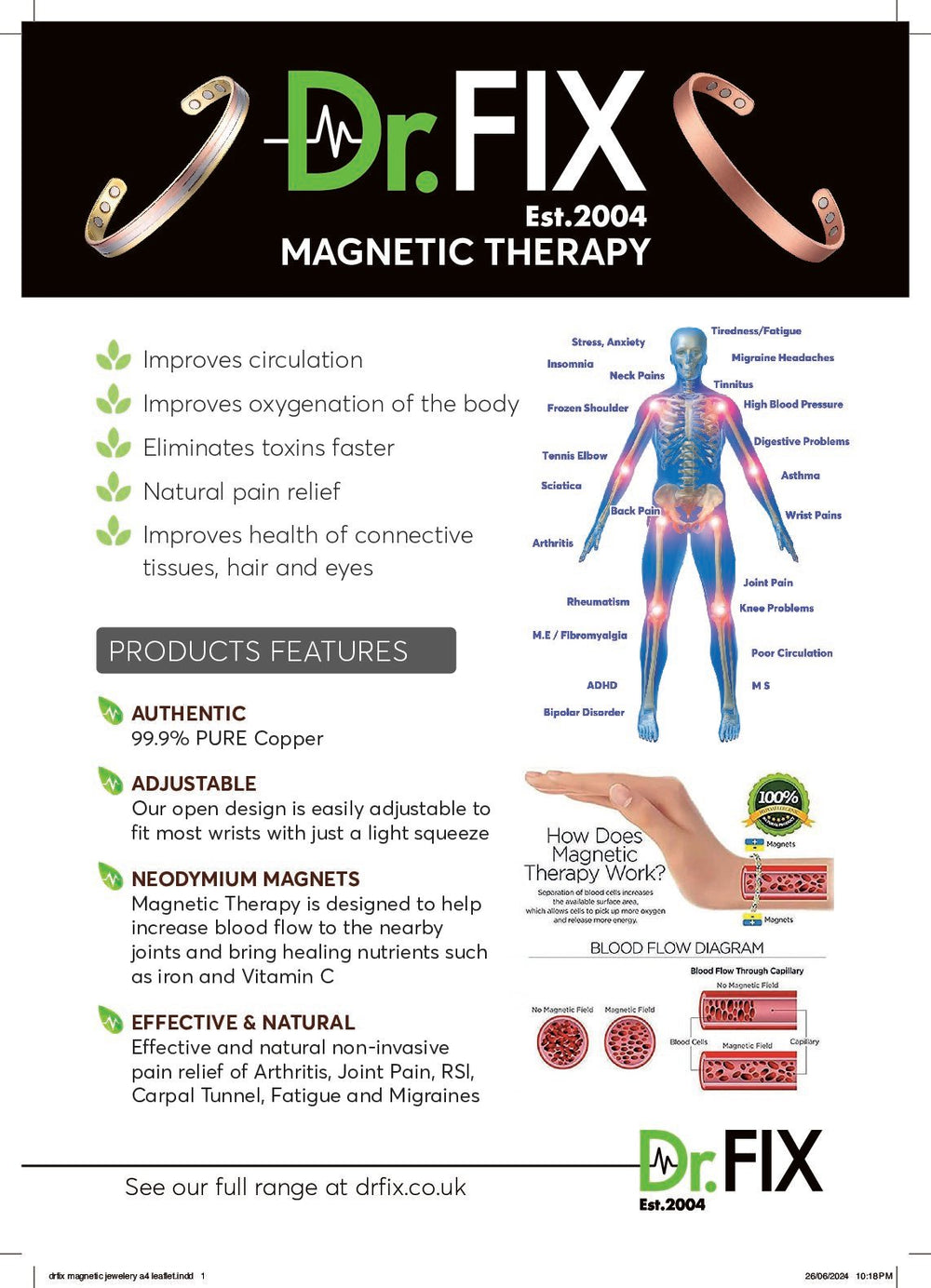 drfixmagnetictherapyA4leaflet