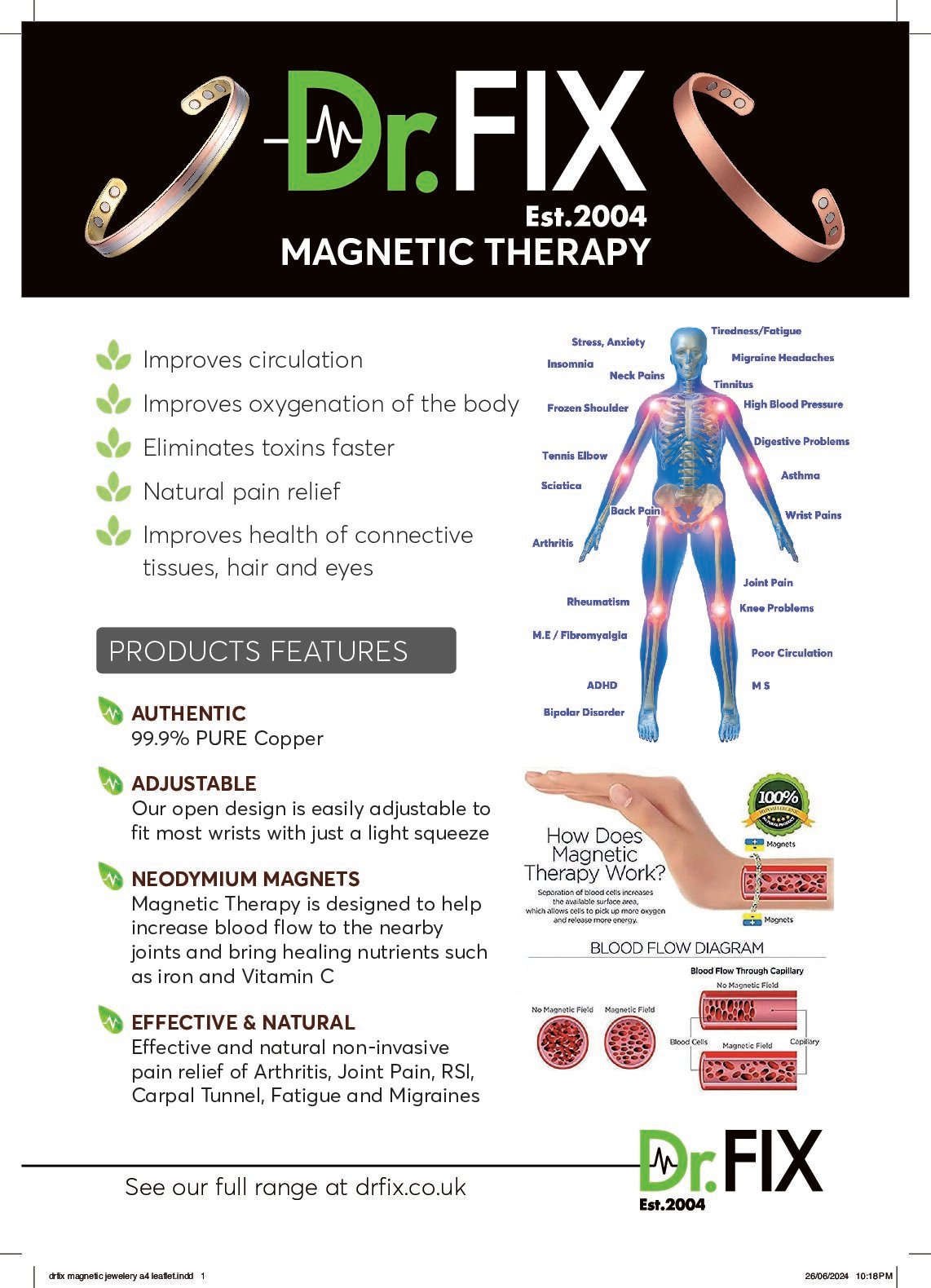 drfixmagnetictherapyA4leaflet
